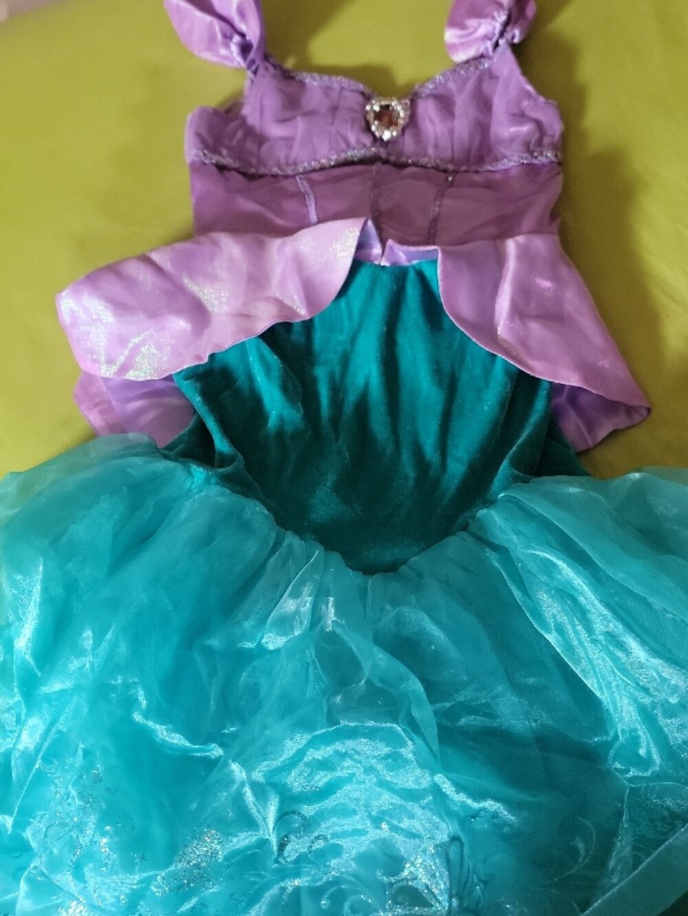 Disney Purple Ariel-Inspired Princess Dress with Jewel Accent - Picture 9 of 12